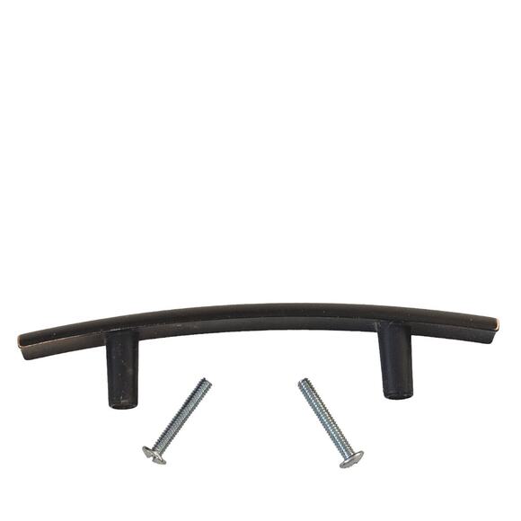 Cabinet Pull Bronze Copper Arched Drawer Knob Blackened P22667C-VB 3" Handle - Picture 3 of 6